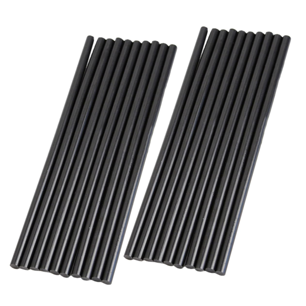 Schwarze Heißklebesticks 100 Stück aus Thermoplastharz