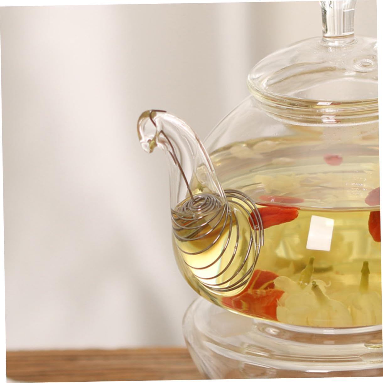 Zerodeko 100pcs Stainless Steel Tea Infuser Strainers for Teapot Spouts Practical Tea Filters for Easy to Clean Kitchen Gadgets