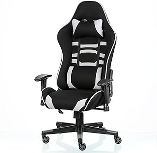 Gaming Shadow Throne Stuhl, Bürostuhl, Ergonomischer Pc Stuhl, Gaming Sessel aus mit Lendenwirbelstütze, Verstellbarer Drehbarer, Task Stühle mit Kopfstütze