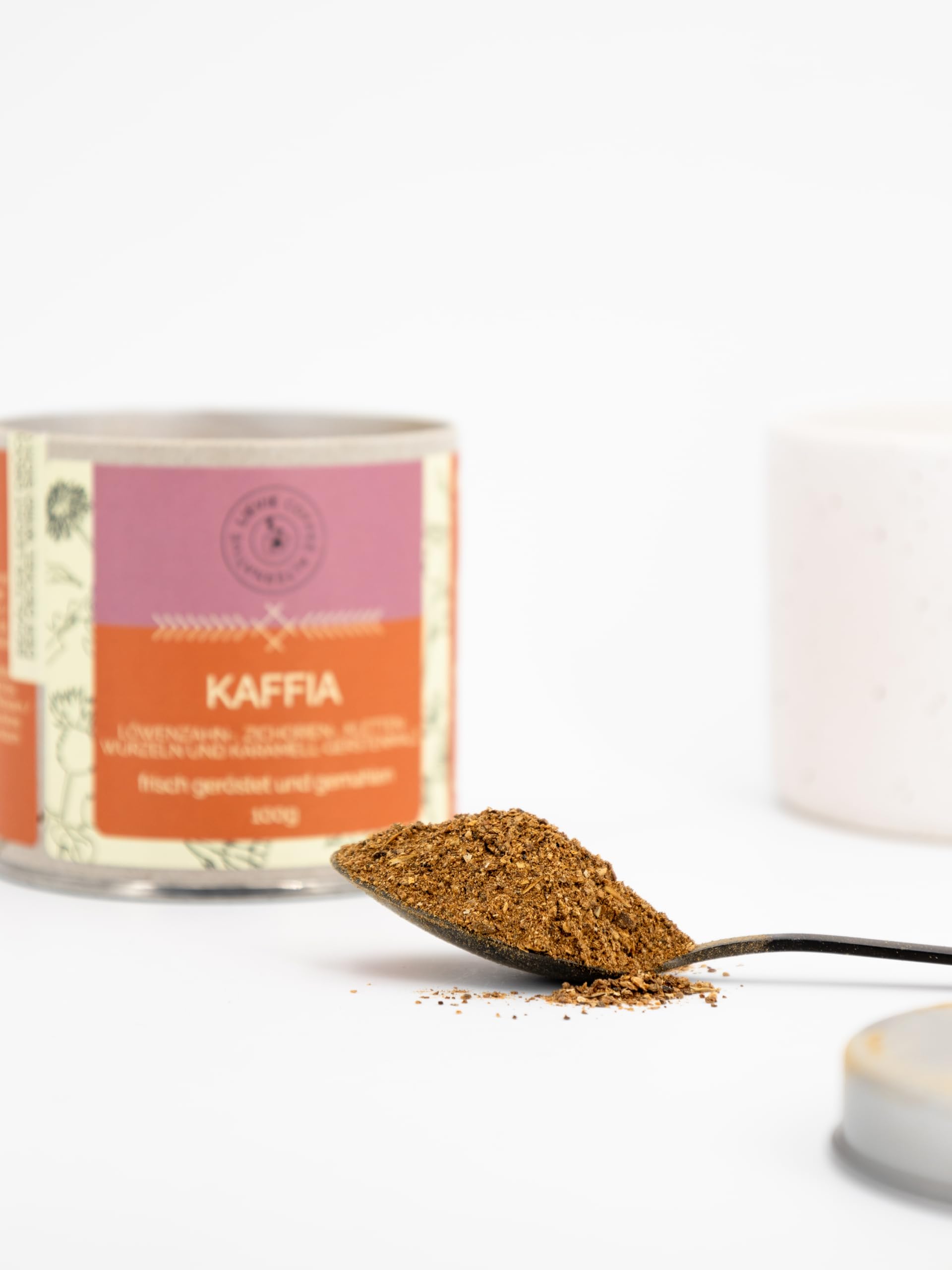 Sechs Kaffeealternativen-Set von LIEVIE. Koffeinfreie Kaffeealternativen 600g - EICHELKAFFEE, LÖWENZAHNWURZELKAFFEE, KLETTENWURZELKAFFEE, GEWÜRZTEE, EICHOR und KAFFIA