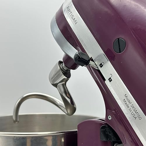 Vista 24 de Gancho de masa en espiral duradero – Compatible con mezcladores KitchenAid Heavy Duty Series de 5 cuartos de galón