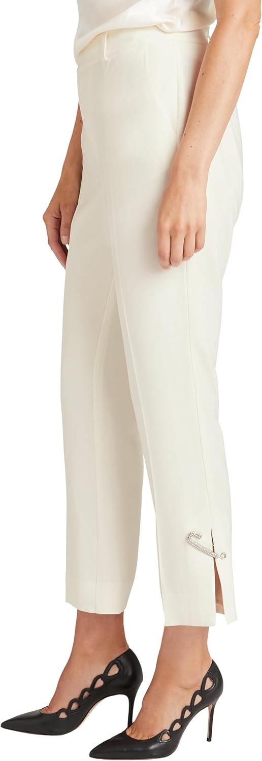 Cinq à Sept Women's Rhinestone Pin Cropped Kerry Pant - Image 2