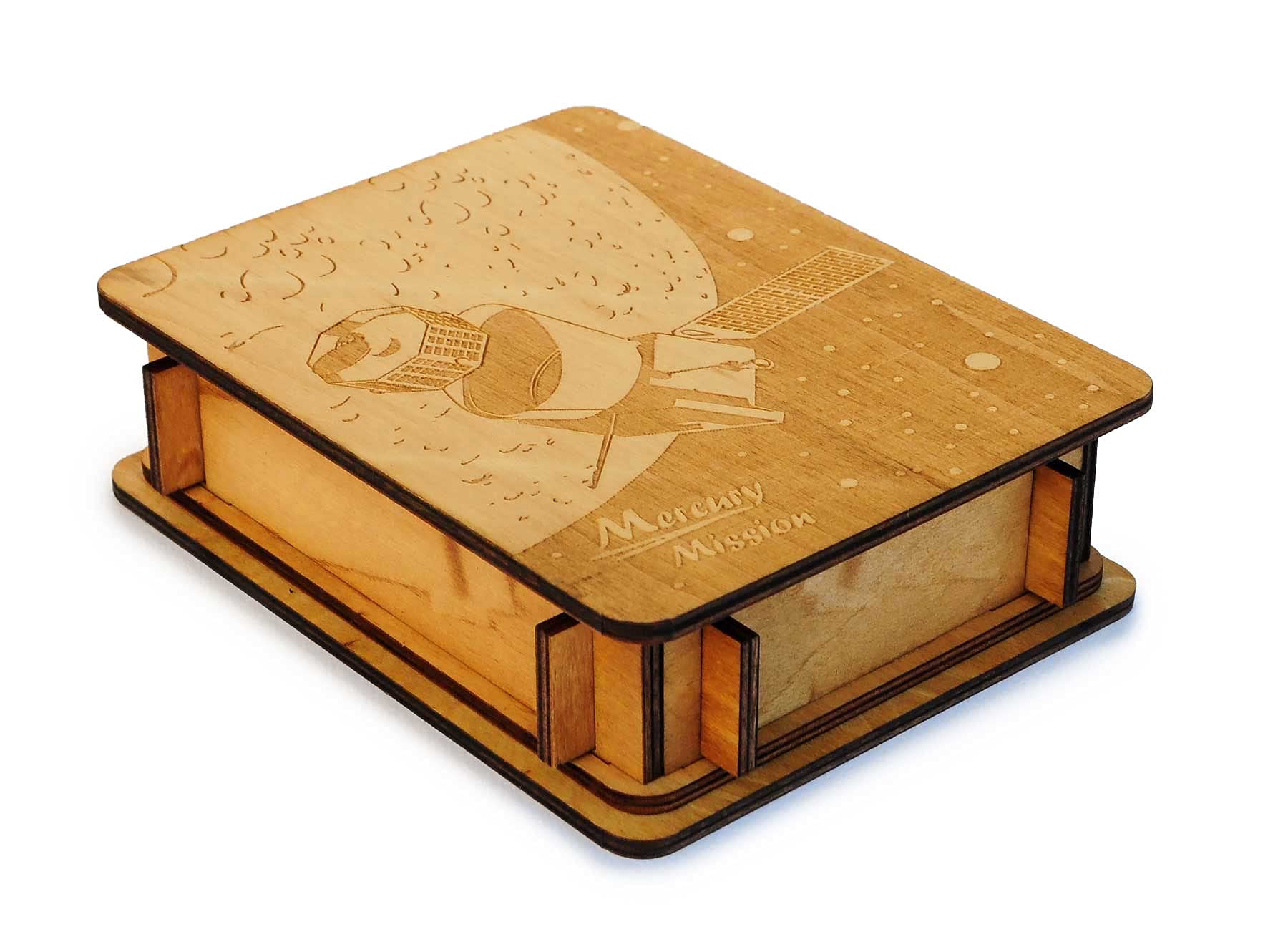LOGICA GIOCHIPuzzles Art. Mercury - Wooden Puzzle - Secret Box - Difficulty 4/6 Extreme - Star Adventures Series