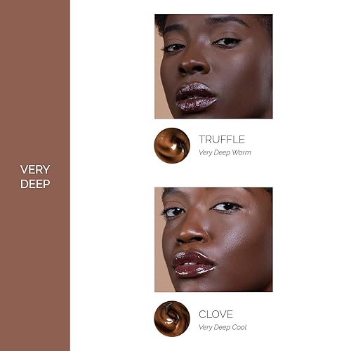 Miniatura 8 de OFIR Skin Satin - Base de cobertura media  Vegano  Protección de luz azul  Sin arrugas  1 onza líquida  Cocoa - Deep Neutral