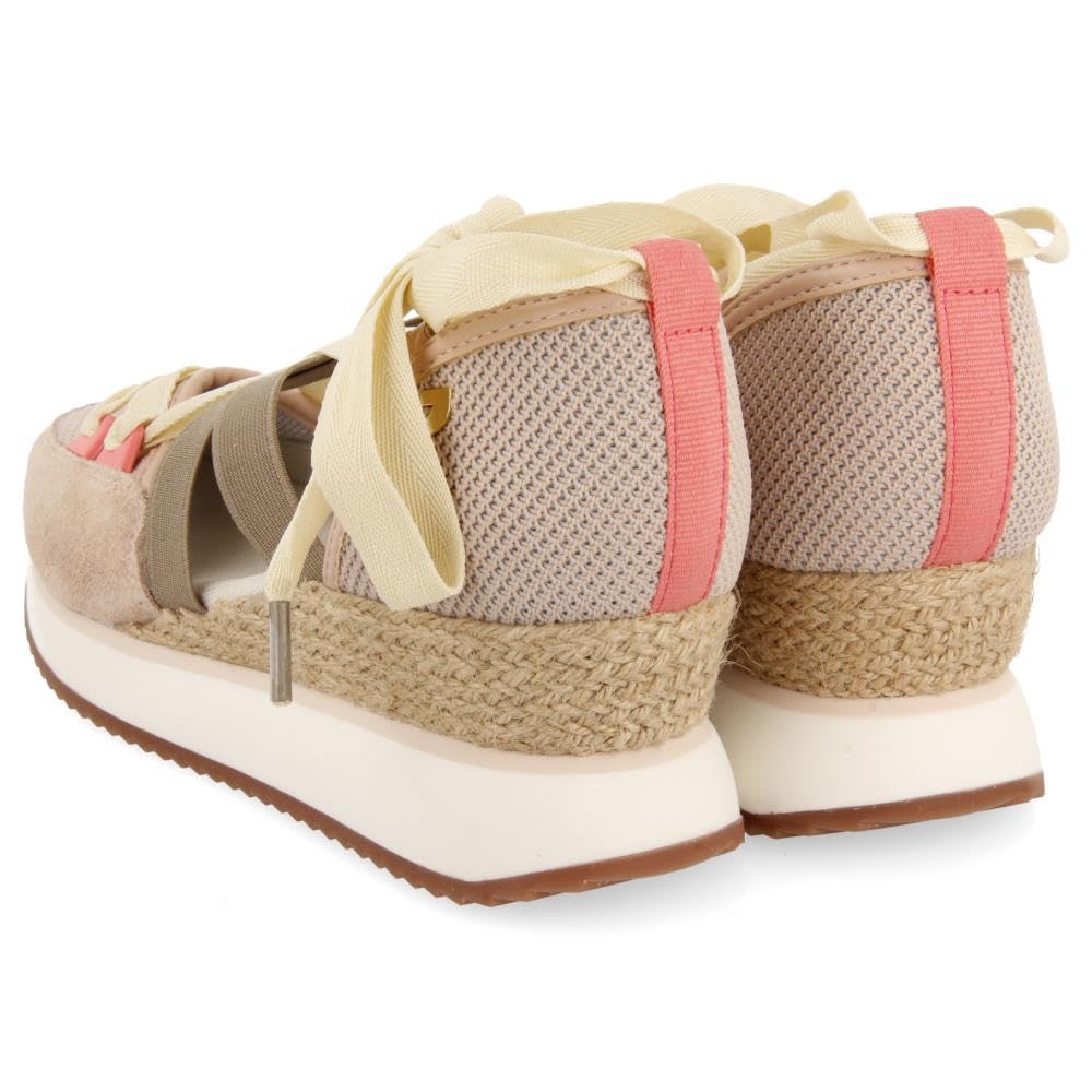 Sneakers Abiertos Blancos con CUÑA para Mujer SAMOBOR