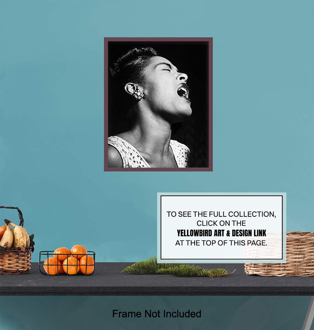 Amazon.com: Billie Holiday Poster - Black African American Wall