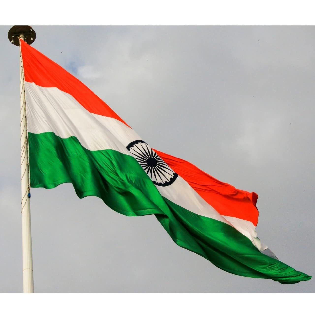 E - Tex Kawach The Flag By Iit Delhi Startup | All Weather Flag | Outdoor Flag | Uv Fade Resistant | (Indflg_Pet_(Size 2 Ft * 3 Ft))