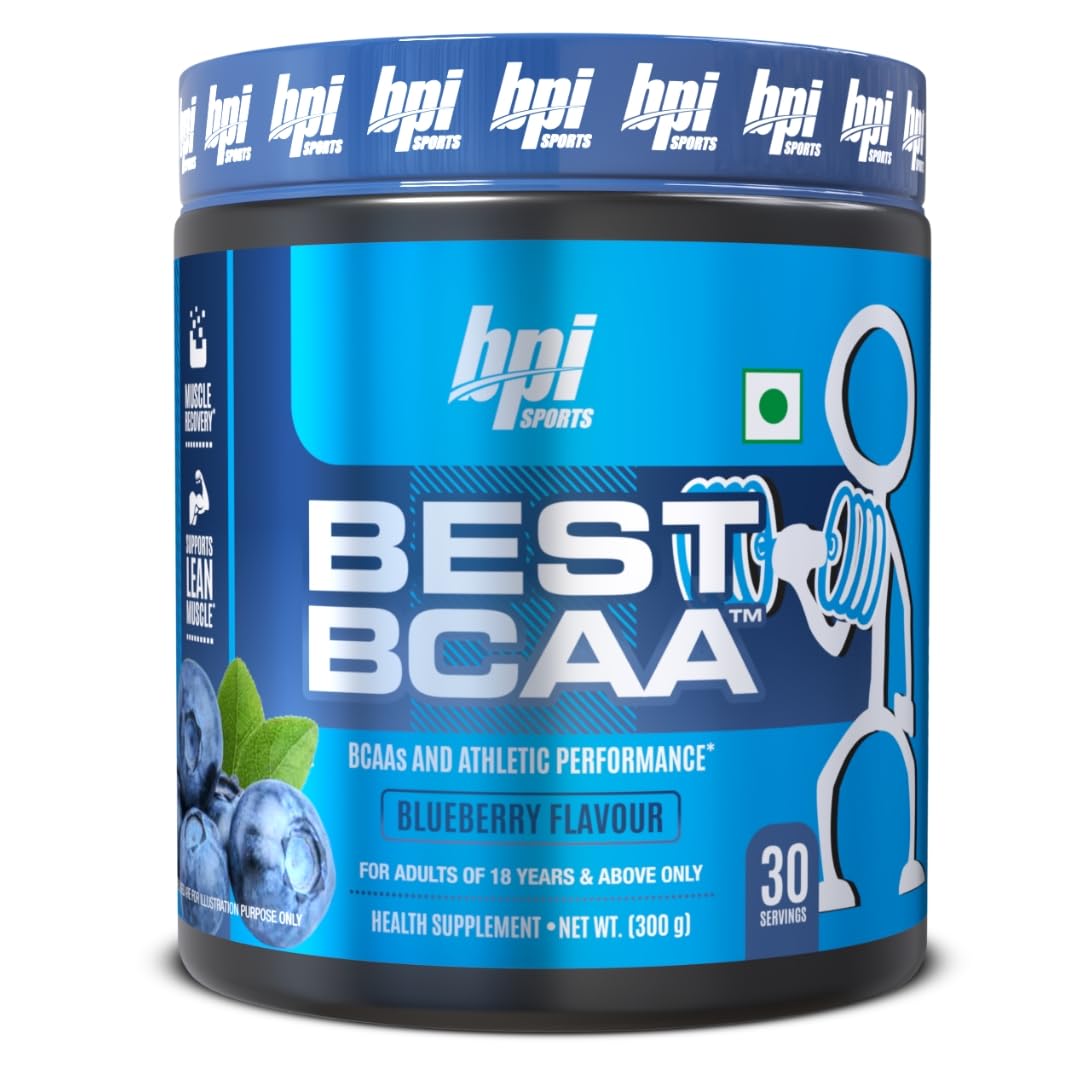 BPI Sports Best BCAA - BCAA Powder - Branched Chain Amino Acids - Muscle Recovery - Muscle Protein Synthesis - Lean Muscle - Improved Performance - Hydration - Blueberry - 30 Servings - 300 gram.-image-4