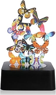 Xfsol Desk Toys for Office for Adults Desktop Magnetic Butterflies Sculpture Desk Decorations for Women Office
