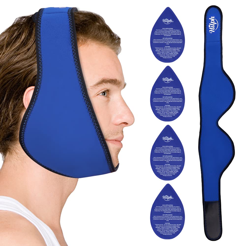 Buy Hilph®Jaw Ice Pack for Tmj and Toothache Pain , Reusable Jaw Hot