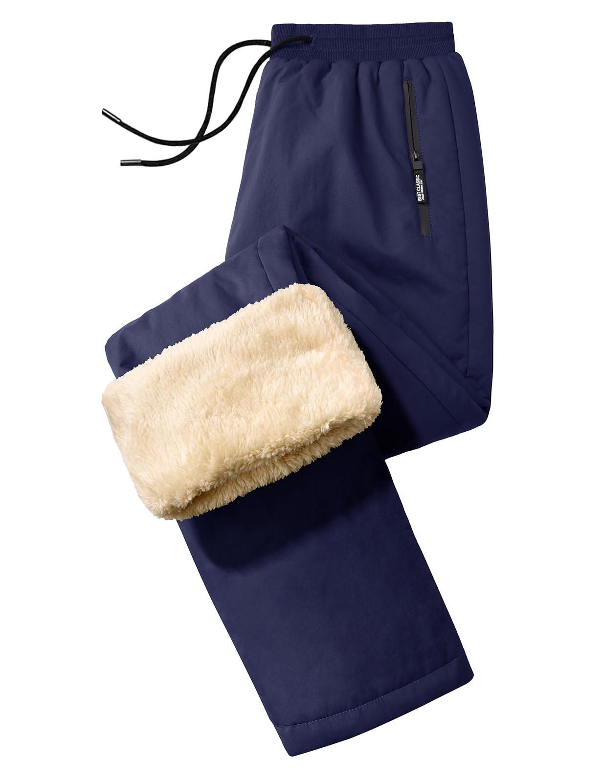 UMIPUBO Pantaloni da Jogging Uomo Foderato in Pile Pantaloni Tuta Invernali Jogger Sportivi Termici Lunghi Pantaloni con Tasche Caldo Elastico Vita con Coulisse Trousers Fitness Corsa Sci