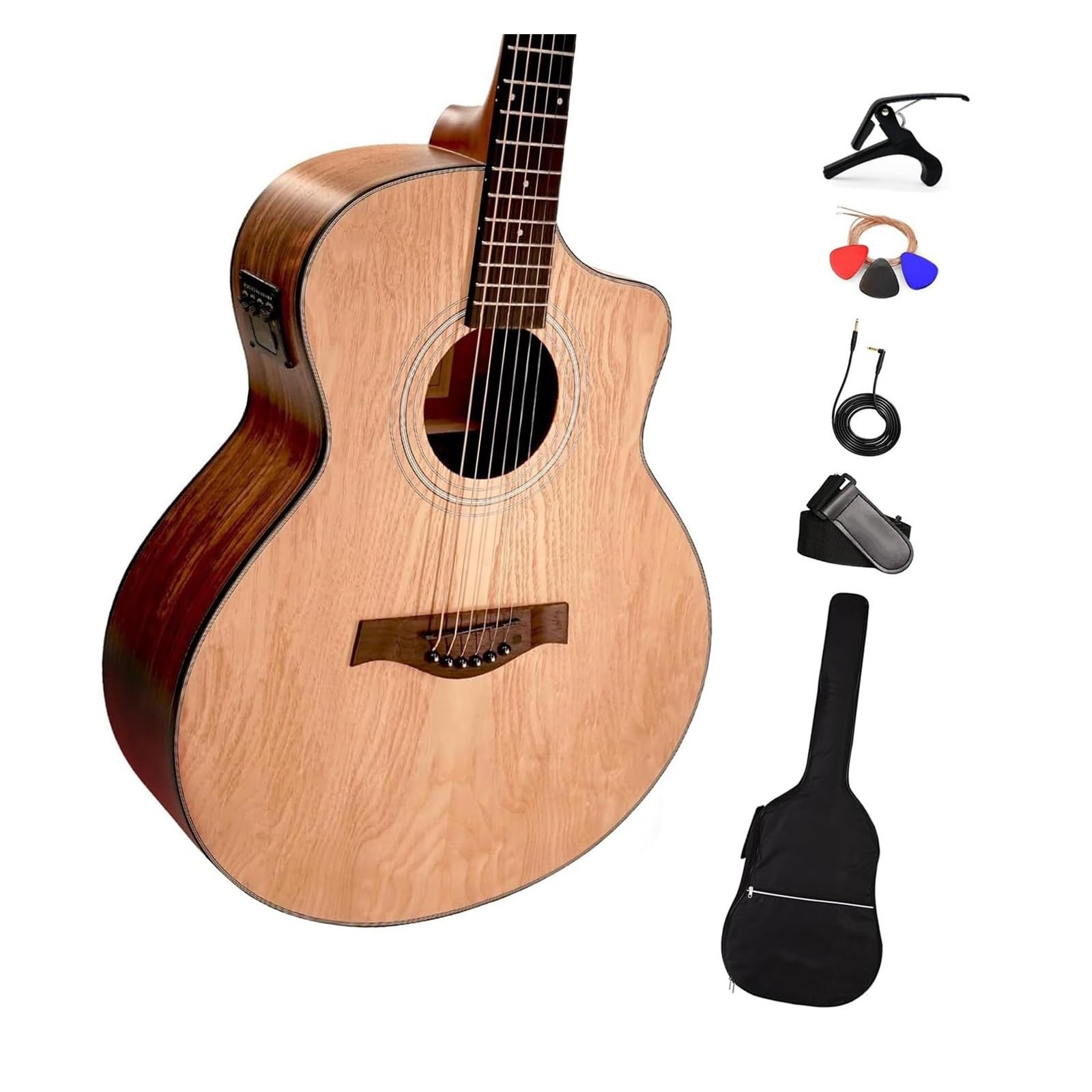La Guitarra Eléctrica Semihueca Es Un Instrumento Musical Adecuado Tanto Para Principiantes Como Para Profesionales(3)