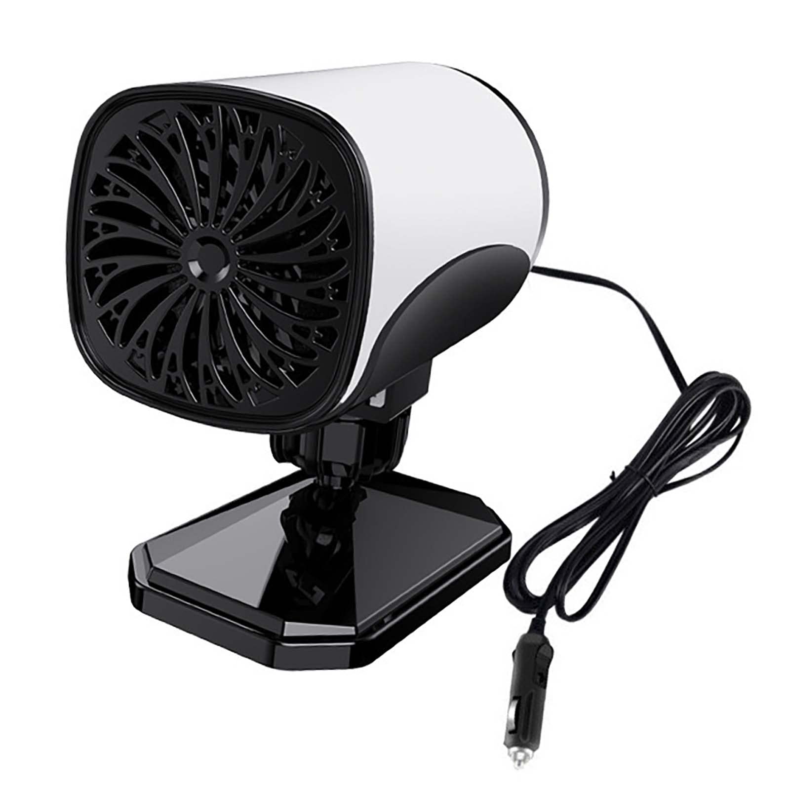 Amazon.com: Lihuzmd Car Heater Defroster 12V/24V 130W Mini Electric Heater  2 in 1 Cooling Heating Fan Auto Windshield Defogging Demister  Defroster,White,12V : Home u0026 Kitchen
