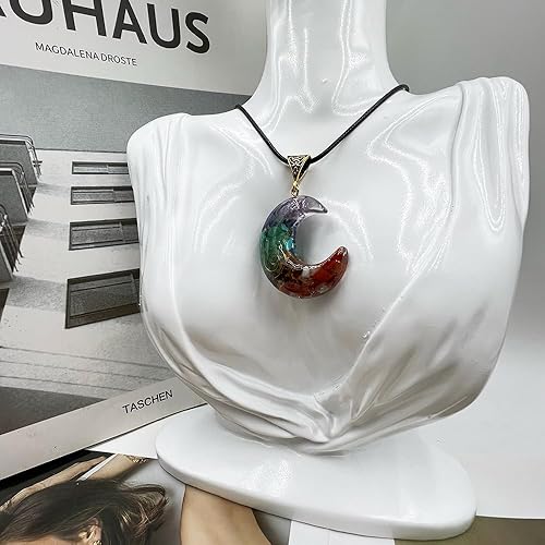 Miniatura 7 de Pulsera de 7 chakras para mujeres y hombres, collar de curación de orgón, dije de aromaterapia, difusor de aceites esenciales, pulseras de joyería,