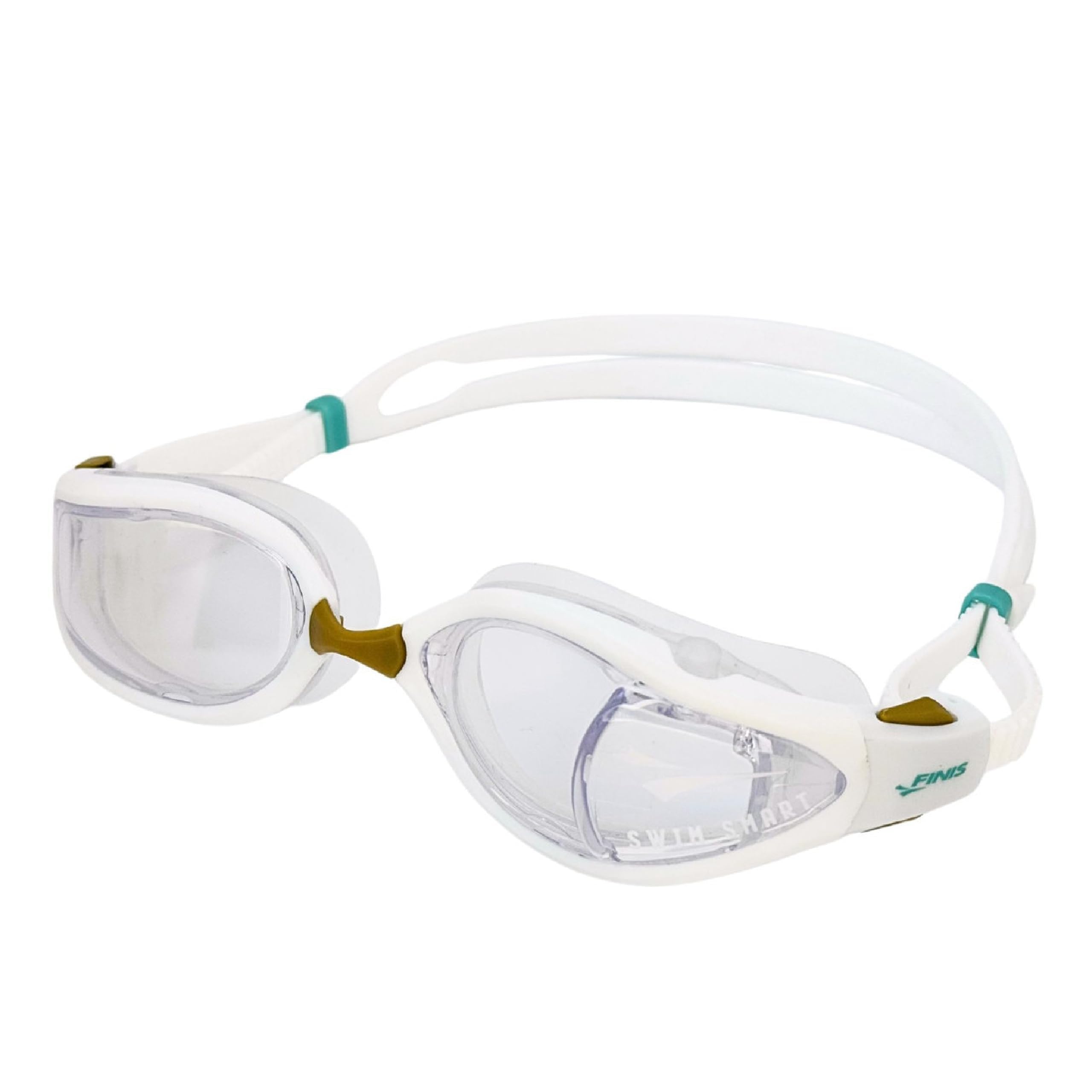 FINIS Smart Goggle Max Replacement - Smart Coach Not Included - Approved for USAT PTO, World Triathlon Ciye App Integration - White