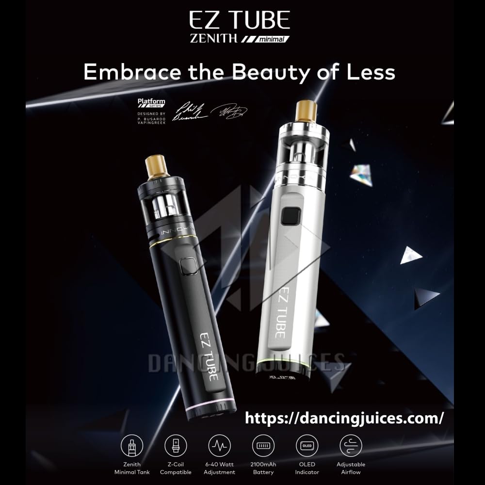 For Innokin EZ Tube Kit 40 W Pen Vape (Gris Lunaire) aliment par une  Batterie 2100
