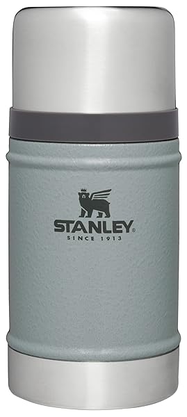 STANLEY Vacuum Insulated Large Food Jar, 18/8 Stainless Steel Food Jar for Cold and Hot Food, Soup Thermos with Leak Proof Lid Doubles as Cup, Wide Mouth Food Thermos