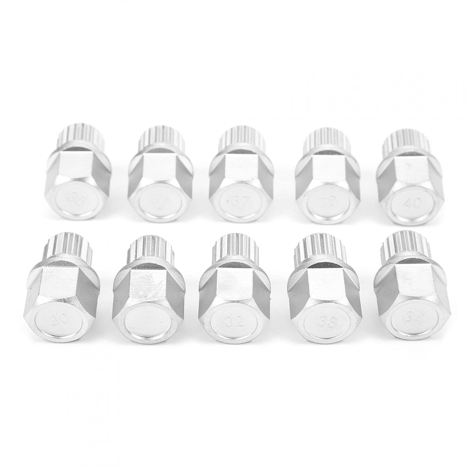 Set di chiavi a bussola per dadi della ruota, 10 pezzi Kit antifurto per l'installazione del kit di rimozione del dado dell'aletta di bloccaggio della ruota