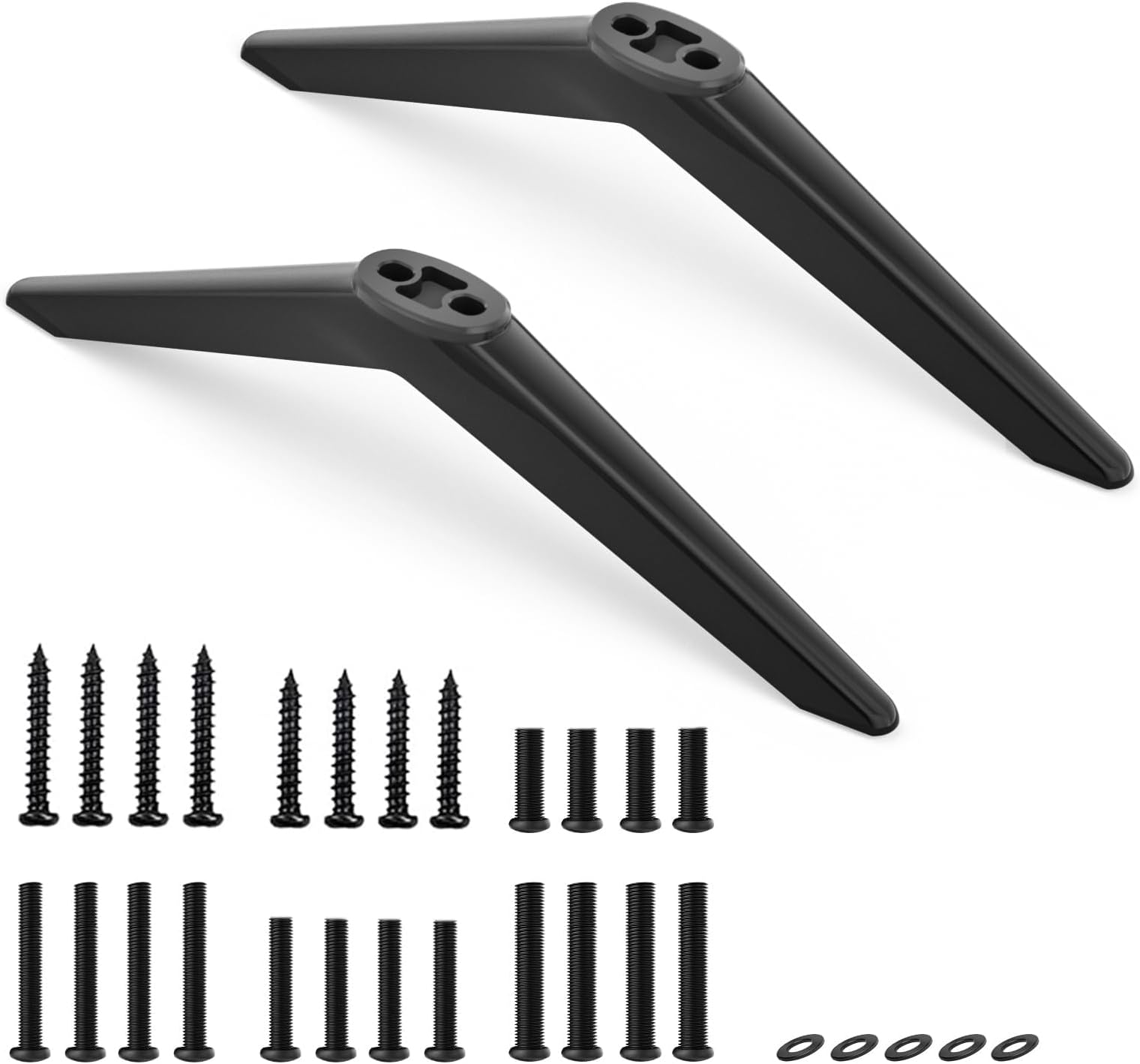 TV Stand Legs for Insignia TV Legs No Wall Driling TV Legs for Insignia TV Stand Legs Anti-Slip TV Feet for Insignia TV Legs Replacement for Insignia Smart Roku TV with All Screw Kits