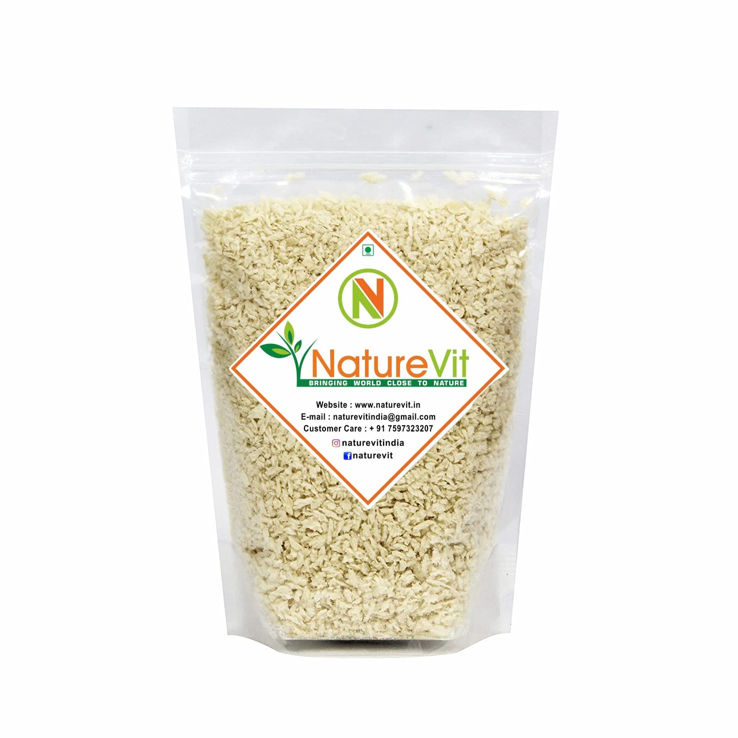NatureVit Natural Panko Breadcrumbs, 5 Kg [1 kg x 5 Packets] Amazon