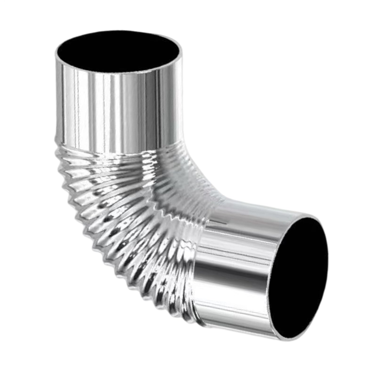 – Stove Exhaust Pipe | 90-Degree Elbow Vent Tube,Stainless Steel Stove Pipe - for Camping Outside Backyard House Fireplace BBQ Picnic Grilling Burning