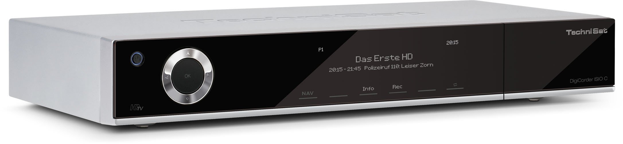 Technisat DigiCorder ISIO C digitaler HDTV TWIN-Kabelreceiver (500GB-Festplatte, Internet, DVR, CI+, UPnP, Ethernet) silber (nicht geeignet für den Empfang von Satelliten-Fernsehen)