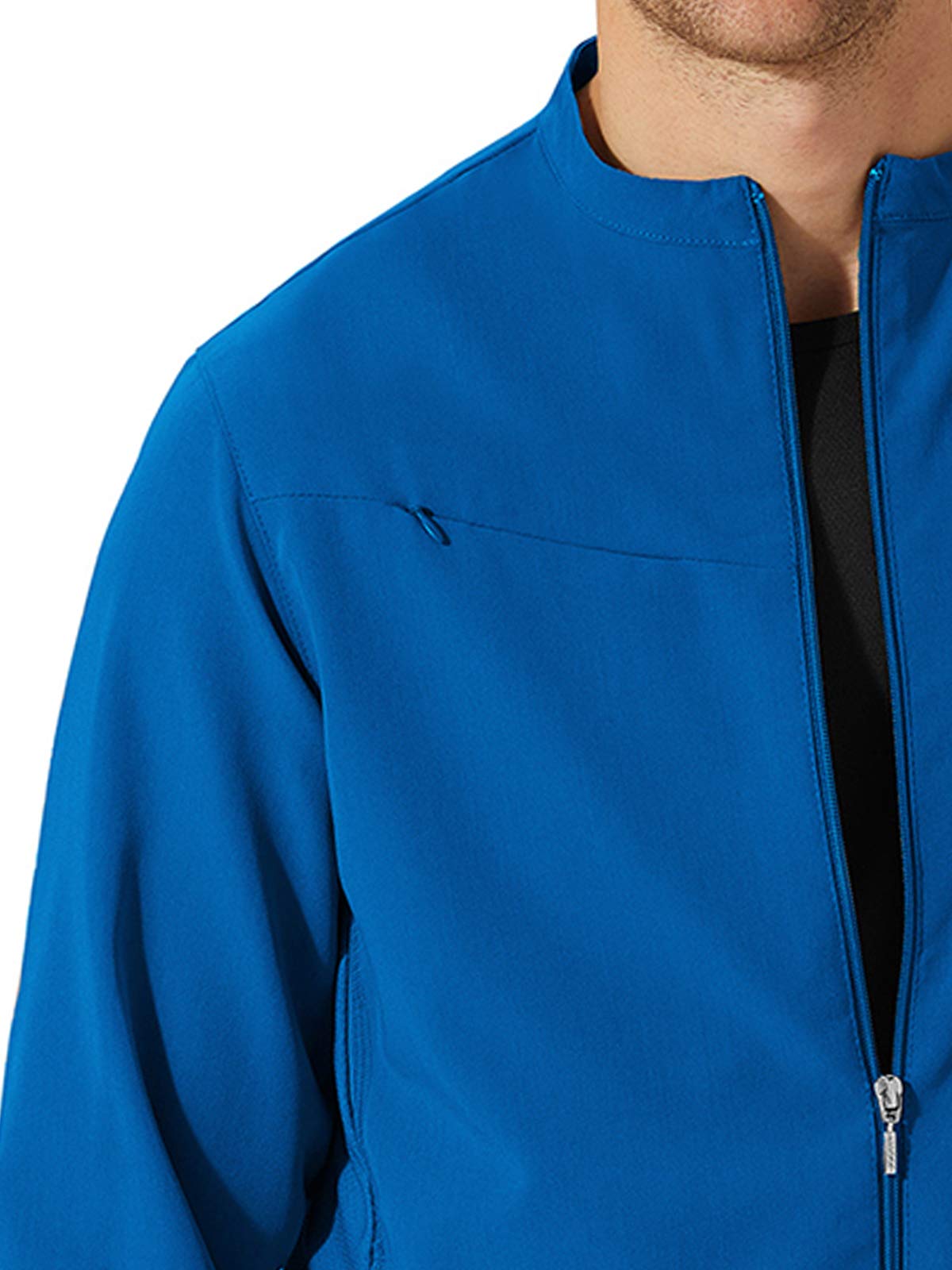 Barco One Wellness BWW901 Zip Front Warm-Up Steel/Black 3XL