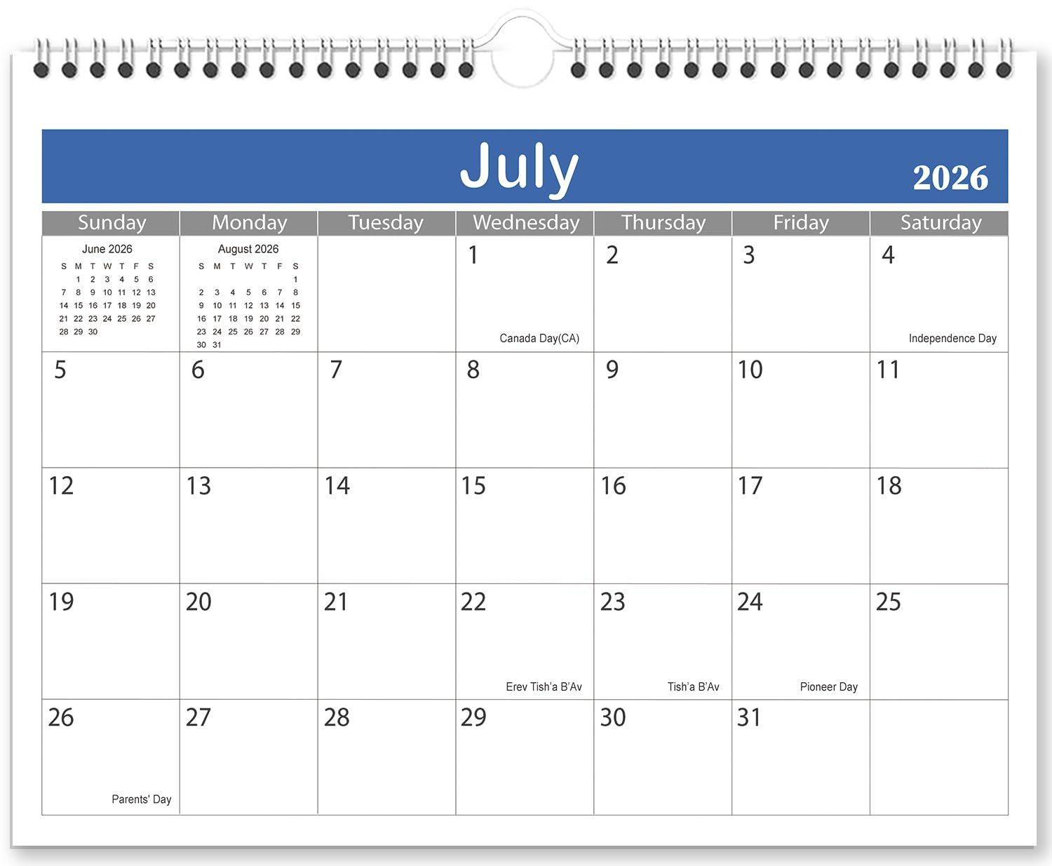 2026-2027 Wall Calendar - 2026-2027 Calendar, 18-Month Calendar