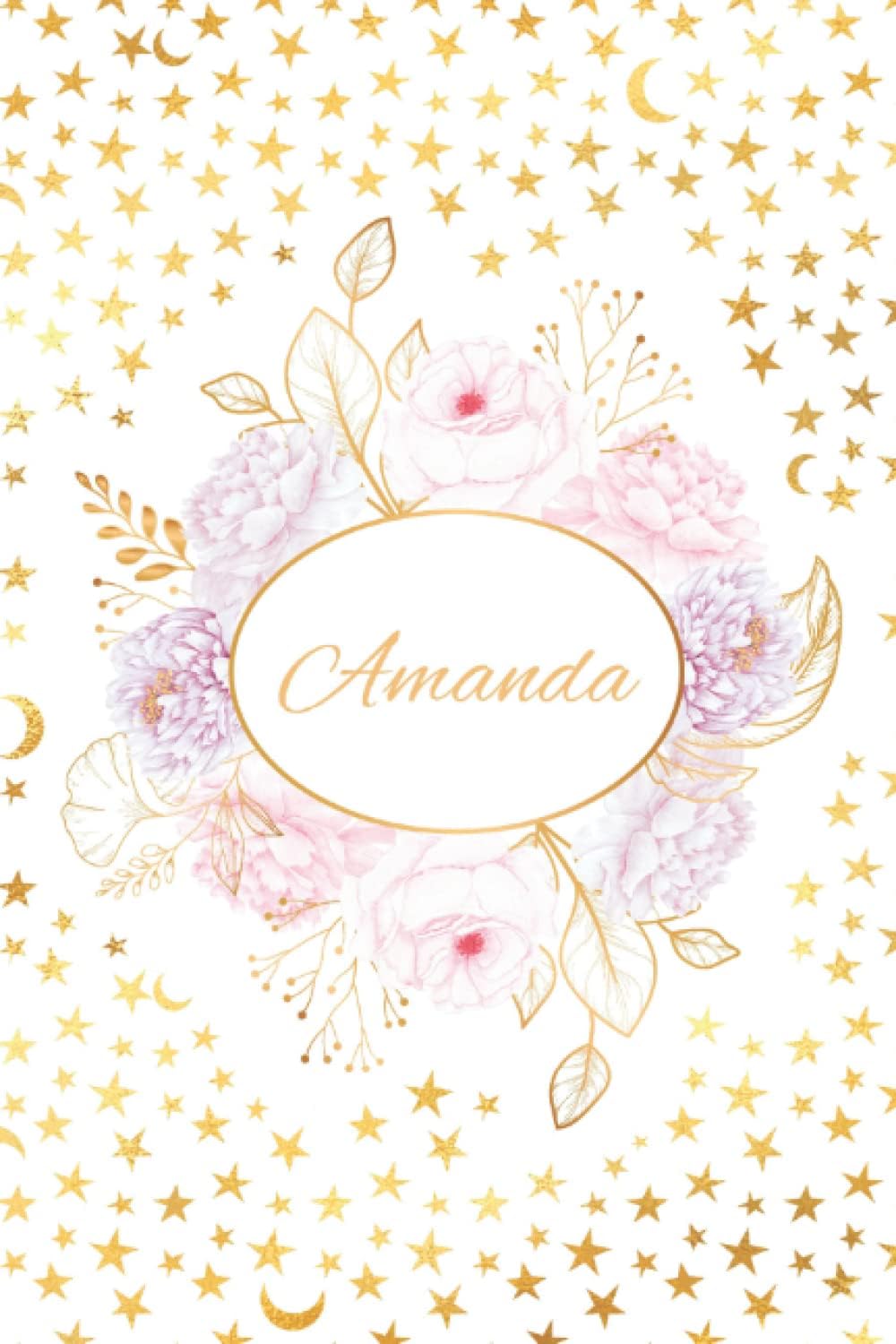 Amanda: Lined Notebook with Personalized Name Amanda: 6x9 120 Pages - Personalized Name gift, School gifts, Gift Amanda Notebook(art-2): Amanda: Lined ... Name gift, School gift, Gift Amanda