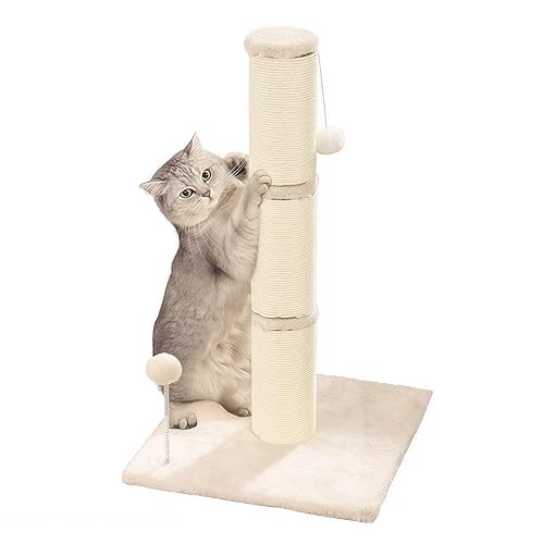 Marchul Cat Scratching Post with Wide-Base, Heavy Duty Thick, Sisal