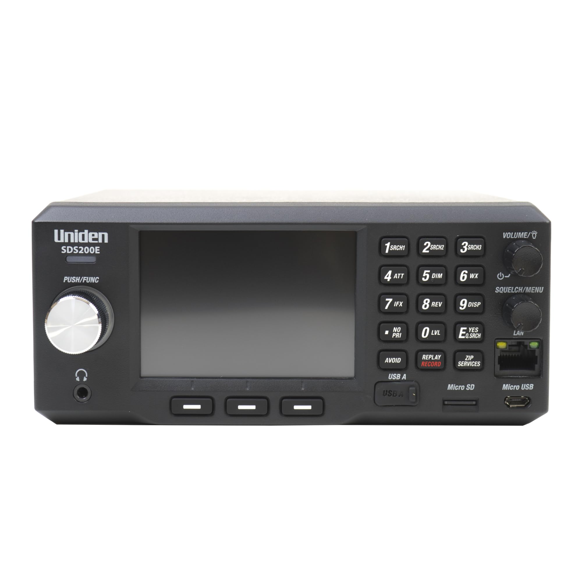 SDS-200ED UNIDEN Scanner PORTÁTIL 25-512MHz, 758-960MHz y 1240-1300 MHz Am, FM, NFM, WFM o FMB y DIGITALI