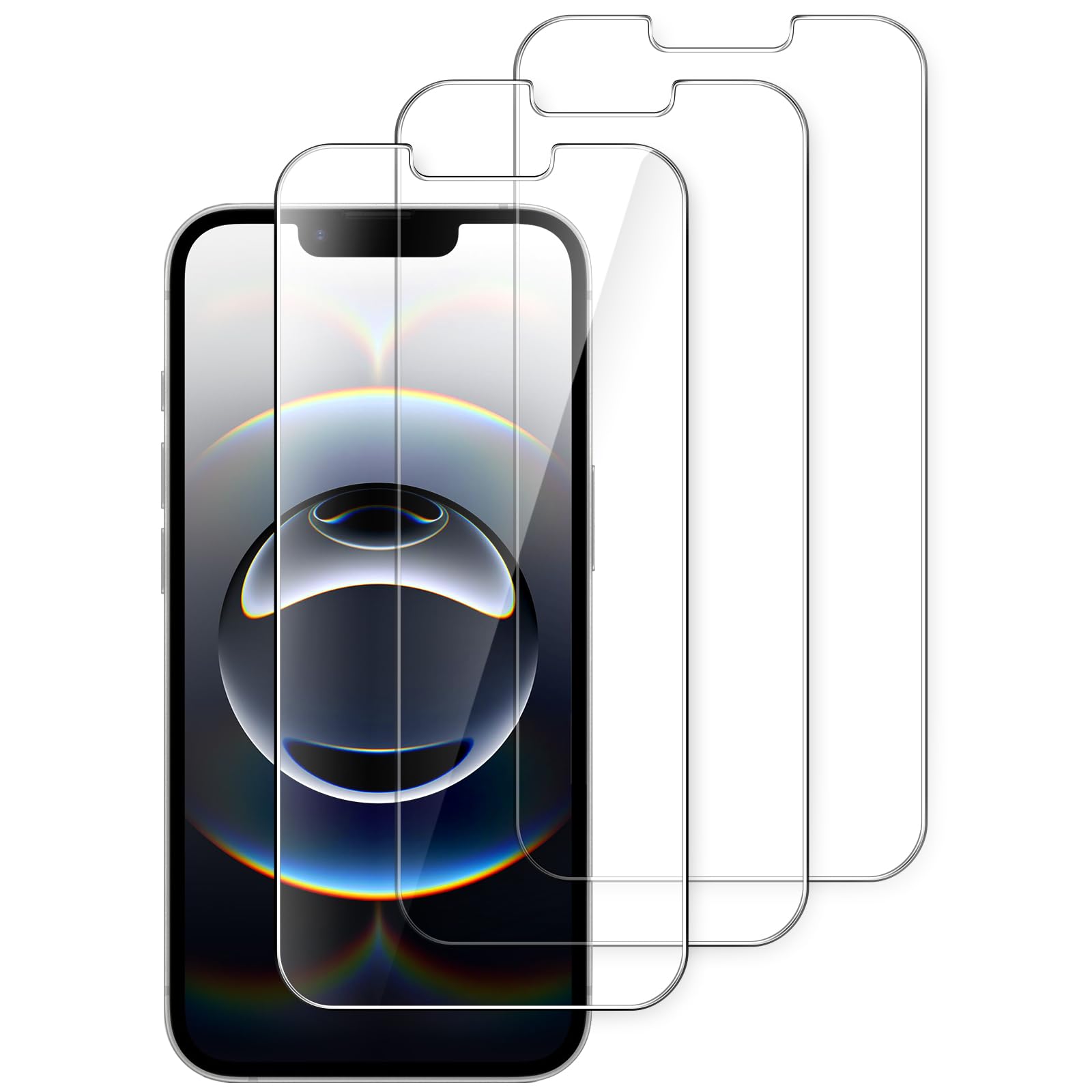 JEDirect iPhone 13 / iPhone 13 Pro 6.1 inch Special Tempered Glass Screen Protector Film Set of 3