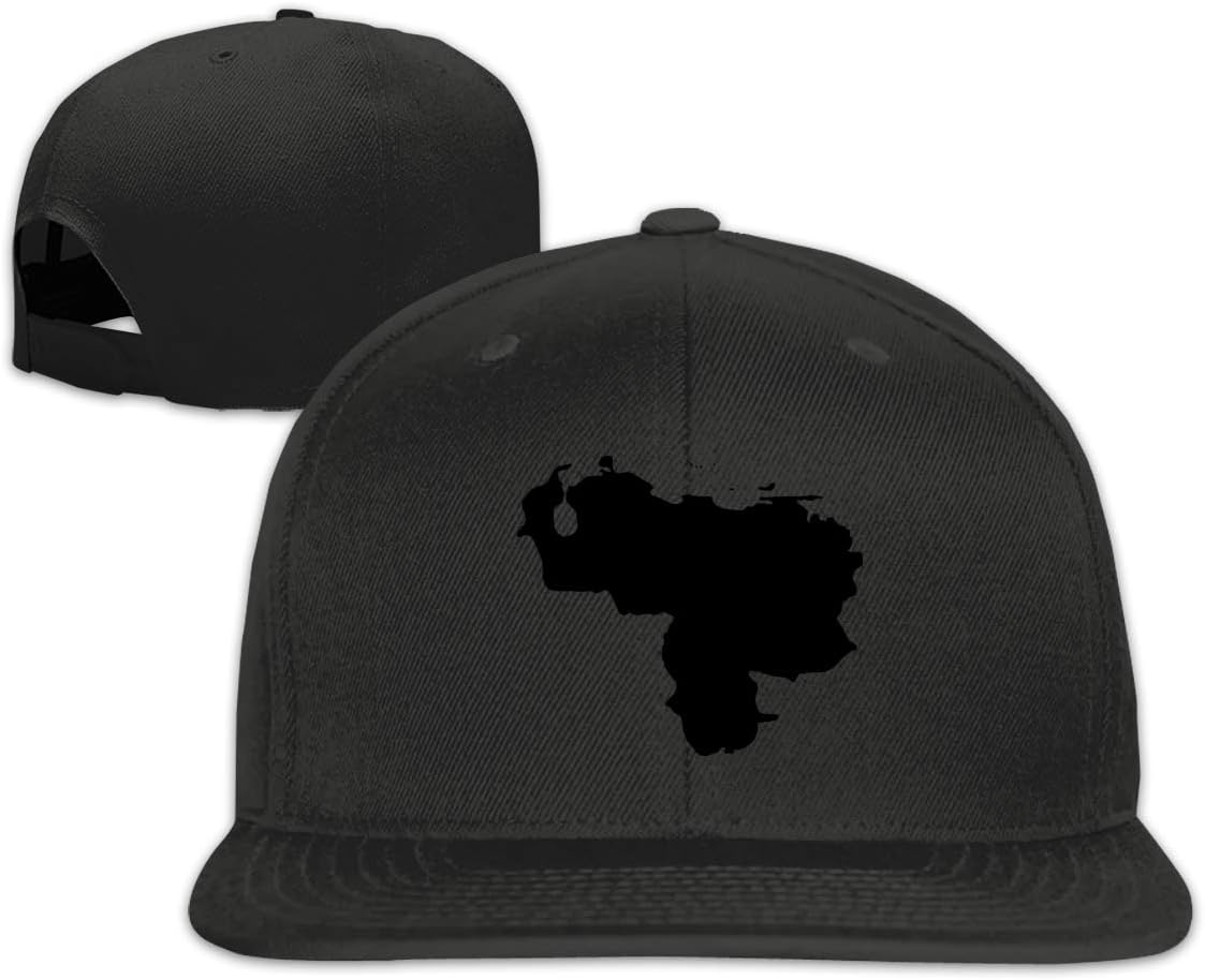 Scary Pitbull Dog Head Mens Snapback Flat Bill Baseball Cap Adjustable Black (One Size, Black95)…