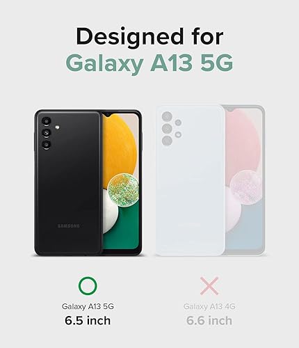 Miniatura 2 de Ringke Fusion - Funda compatible con Samsung Galaxy A13 5G, transparente, delgada, parte trasera dura, a prueba de golpes, de poliuretano