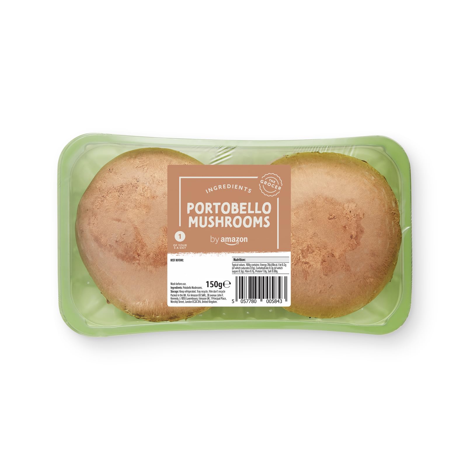 by Amazon Portobello Mushrooms, 150g