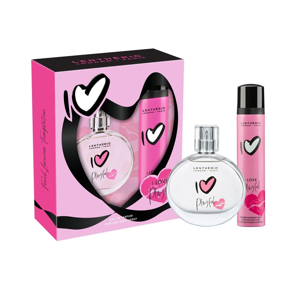 Lentheric I Love Playful Eau de Parfum 50ml & Perfume Body Spray