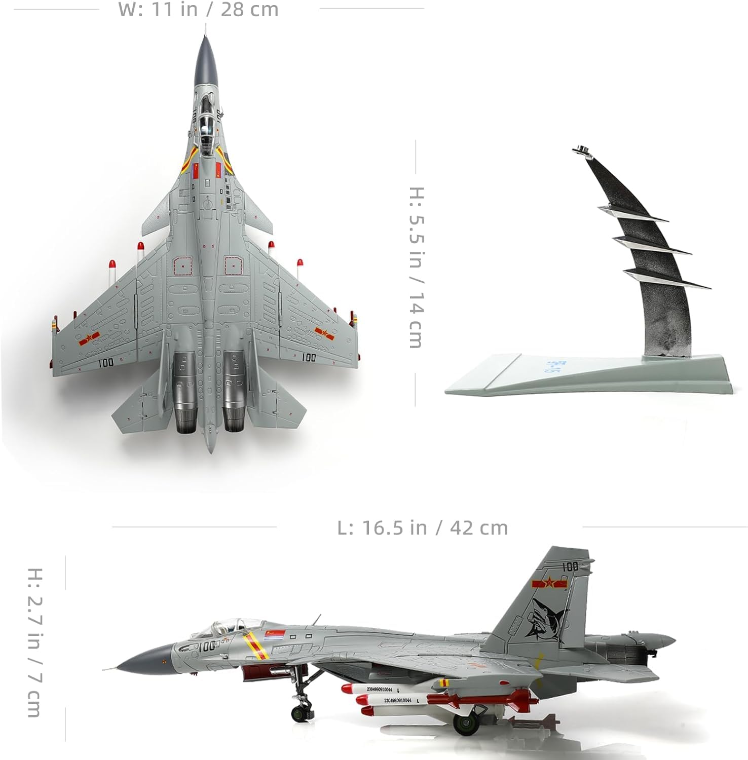 Amazon.co.jp: JUNENTER 1/72スケール J-15 フライングシャーク 航空機
