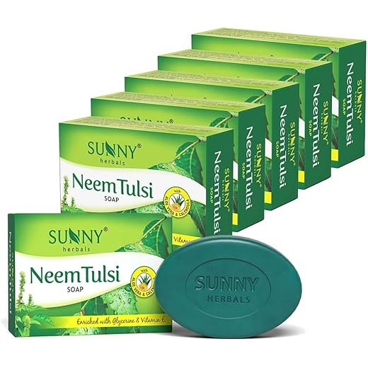 Sunny Herbals Neem Soap - Purifies Skin 75gm