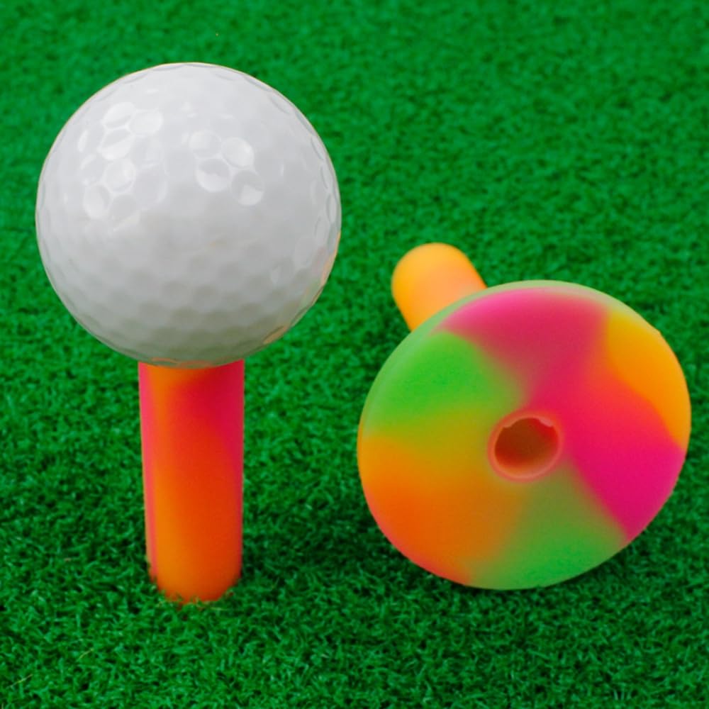 MiOYOOW 10 szt. gumowych koszulek golfowych, koszulki treningowe do golfa, gumowe koszulki do golfa, wewnątrz, na zewnątrz, na dziedziniec, trening treningowy