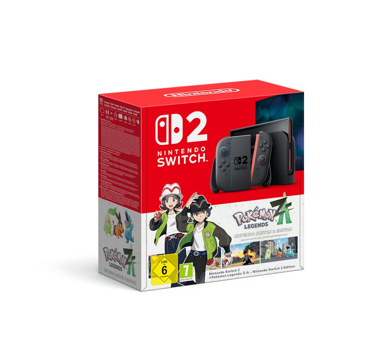 Nintendo Switch Nintendo Switch 2 Pokemon LEGENDS Z-A Nintendo Switch 2 + Pokemon Legends: Z-A bundle: Amazon.co.uk: PC