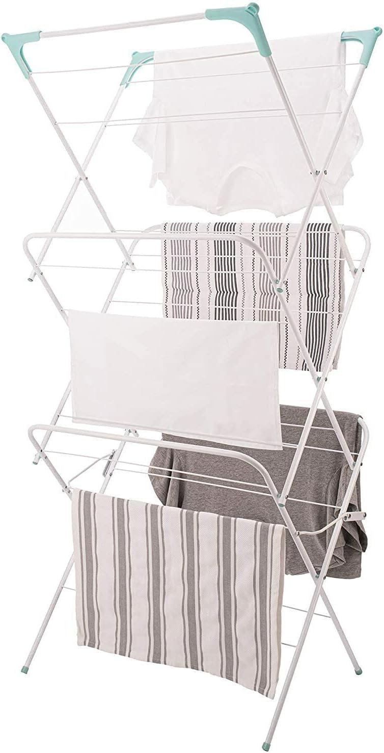 3 Tier Airer Clothes Drying Rack Clothes Horse Indoor and Outdoor Non
