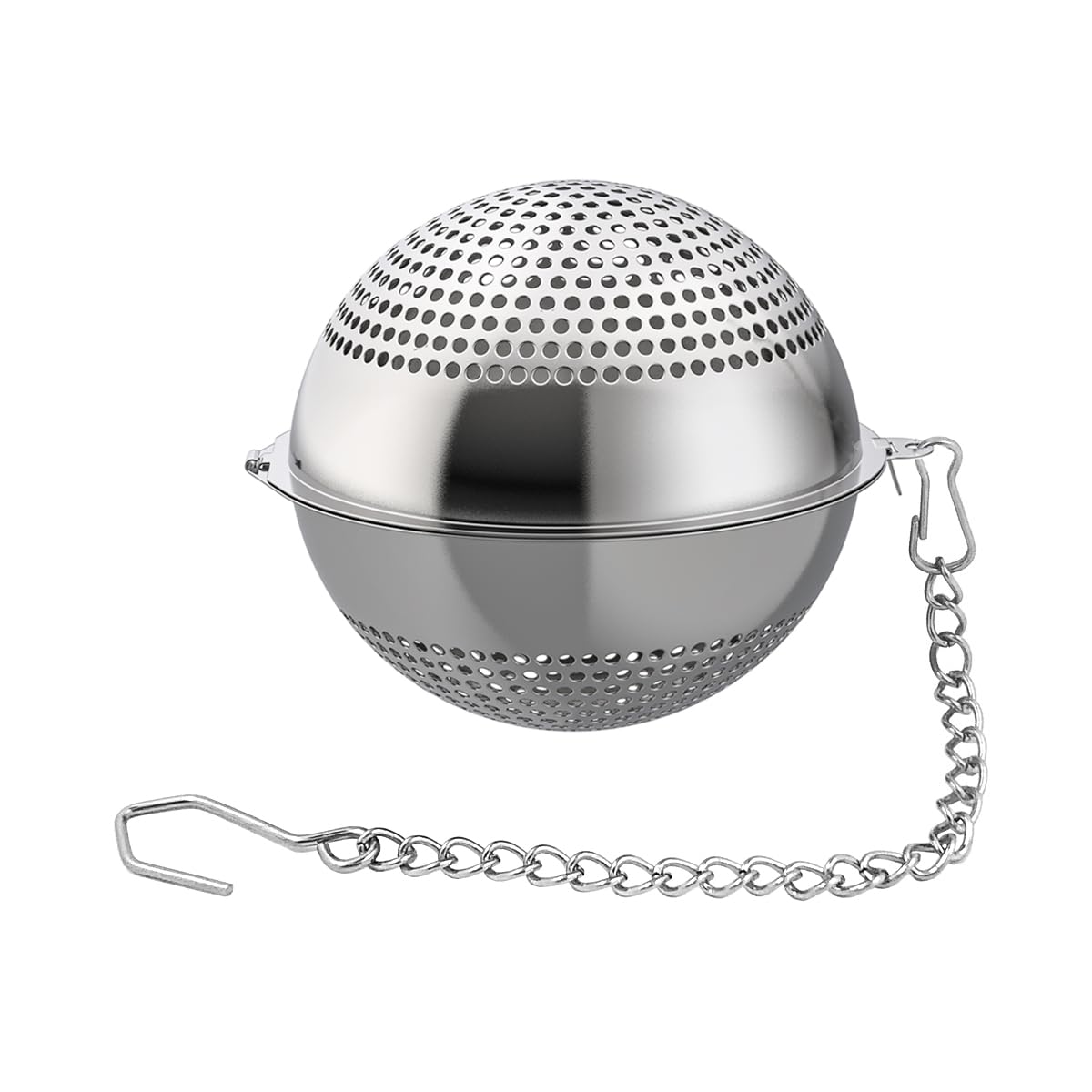 UP Ware Teesieb Aus Edelstahl – 5,1 Cm Mesh-Kugel Mit Meerjungfrau-Charm, 18/8 Edelstahl