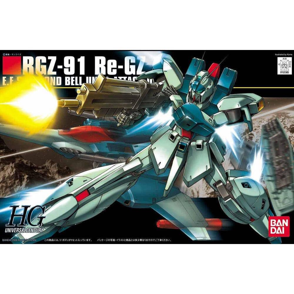 Amazon.com: Bandai (5058778 HGUC 1/144 Re-GZ Plastic Model : Arts