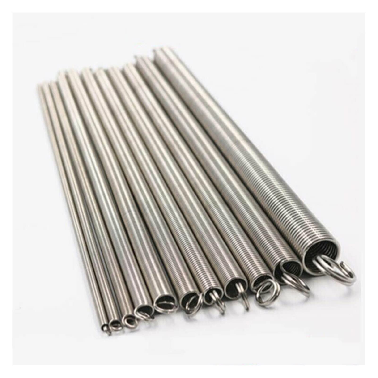 High Tensile Flexibility Spring 1 Piece of 300mm Double Hook Length Expansion Tension Spring Hardware Accessories 304 Stainless Steel (Length : 0.6x7x300mm)