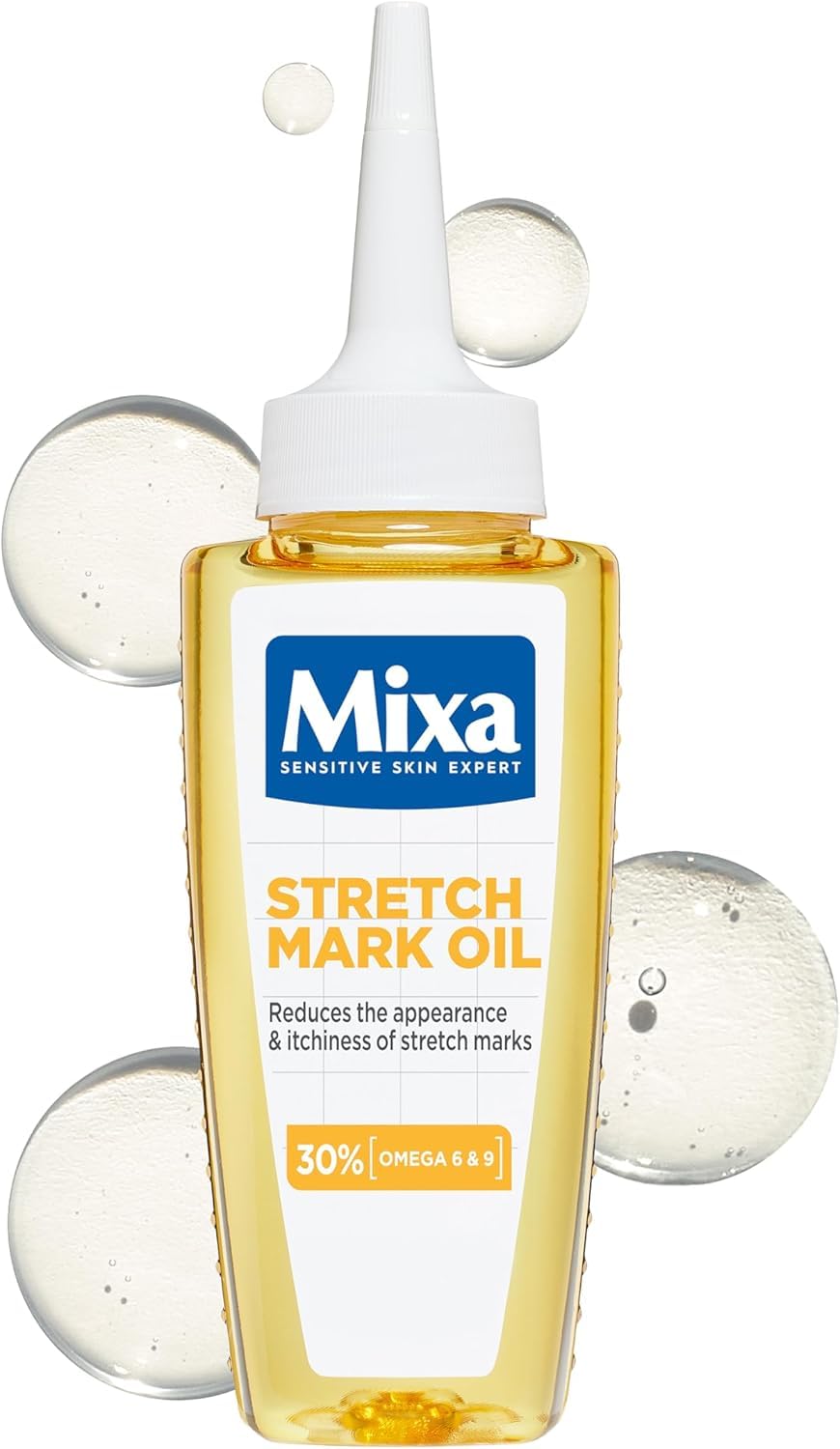 Mixa Body Oil Stretch Mark Oil Reduces Appearance Fragrance-Free 100ml