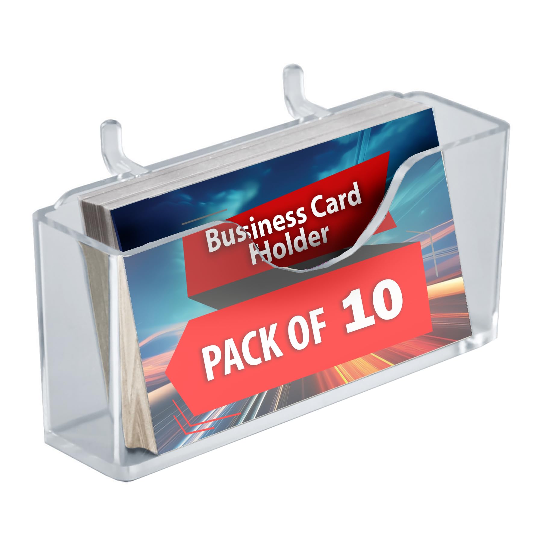 Amazon.com: Azar Displays 252008 Business Card Holder for Pegboard