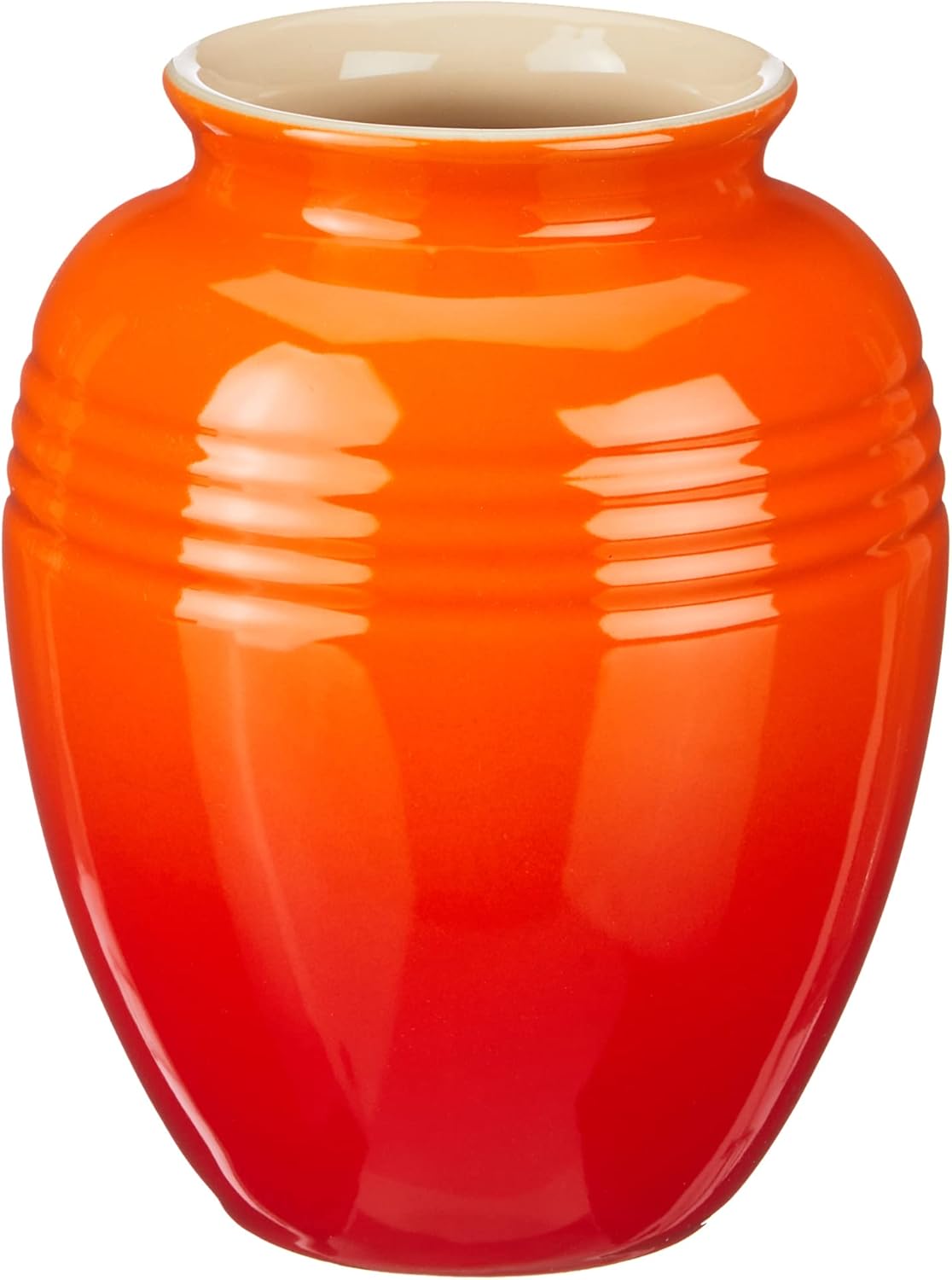 Le Creuset Classic Stoneware Vase, 1 litre, 12 x 12 x 14.8 cm, Volcanic