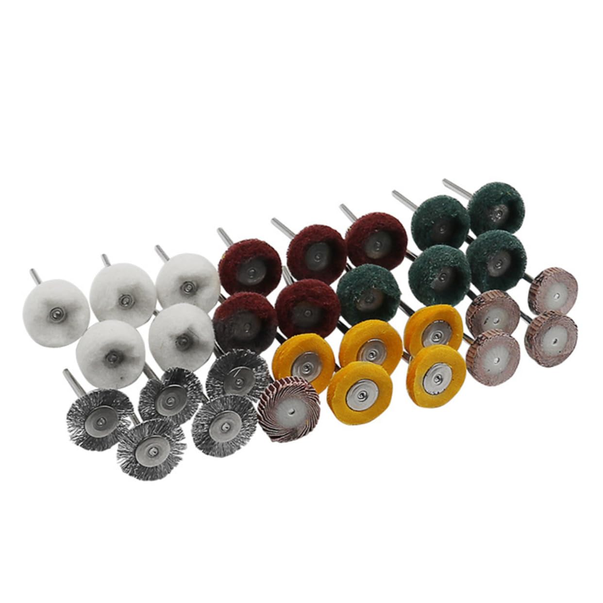 Juego de cepillos de rueda de alambre ULTECHNOVO para taladro de uso industrial
