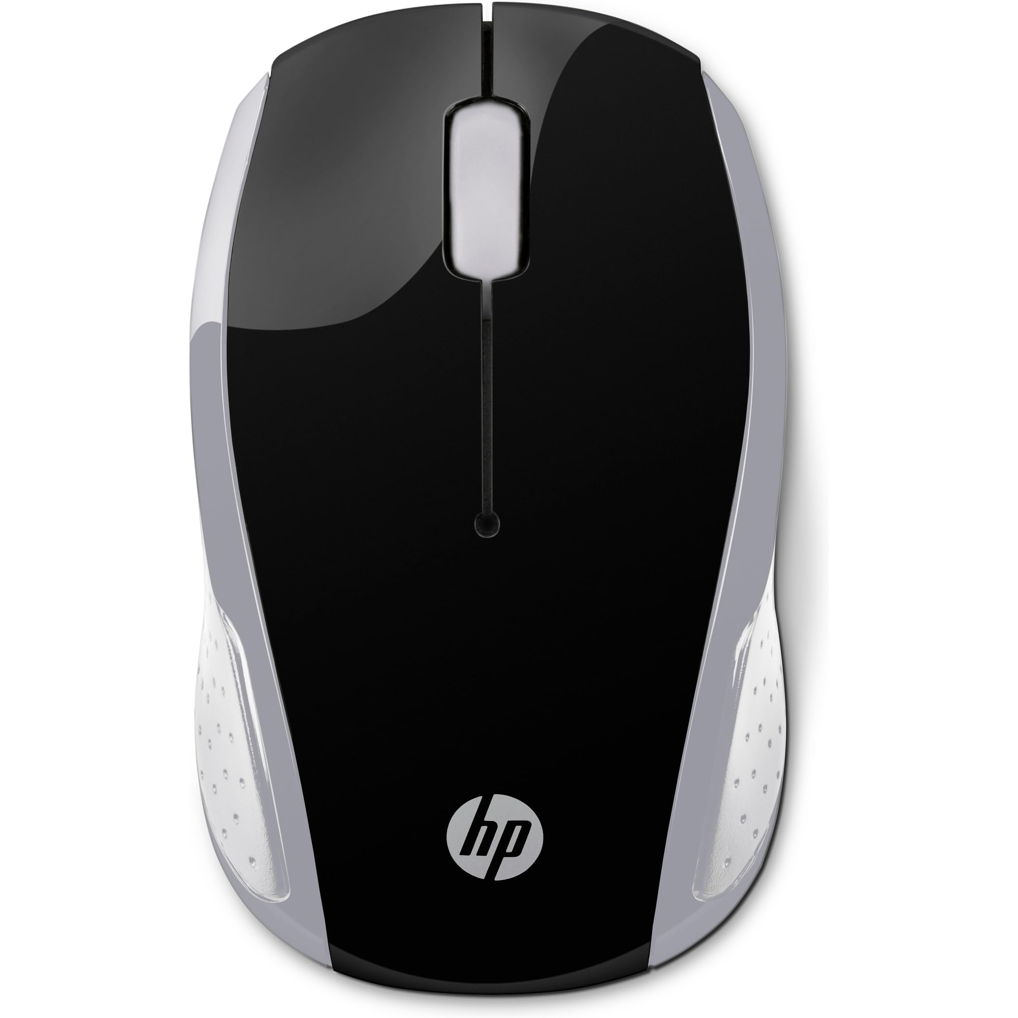 HP 200 Silver 2.4GHz USB Wireless Mouse with Red LED 1000 Dpi Optical Sensor, Up To 12 Months Battery Life