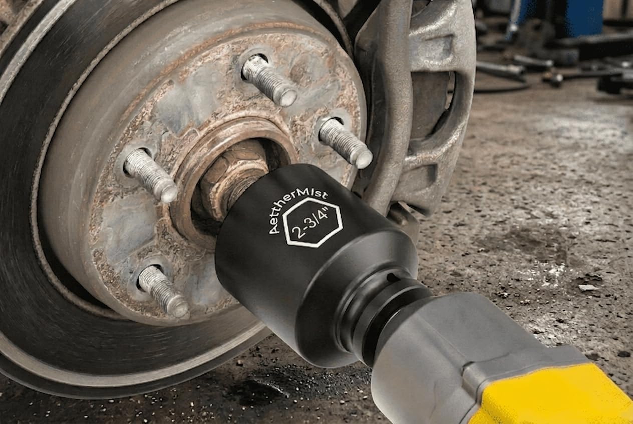 3/4" Drive 2-3/4" Deep Impact Socket Using in Wheel bearing locknuts,CrMo Steel with Heat Treated